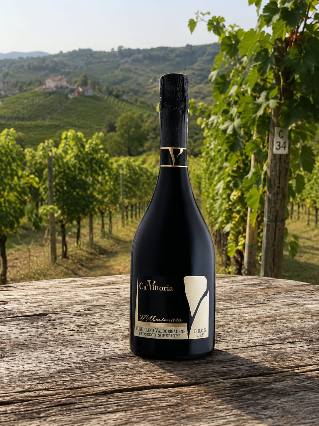 Ca' Vittoria - Conegliano - Valdobbiadene Prosecco Superiore D.O.C.G. SEC - "MILLESIMATO"